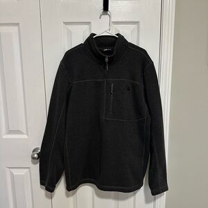 North Face Men's Black Zip-Up Sweater